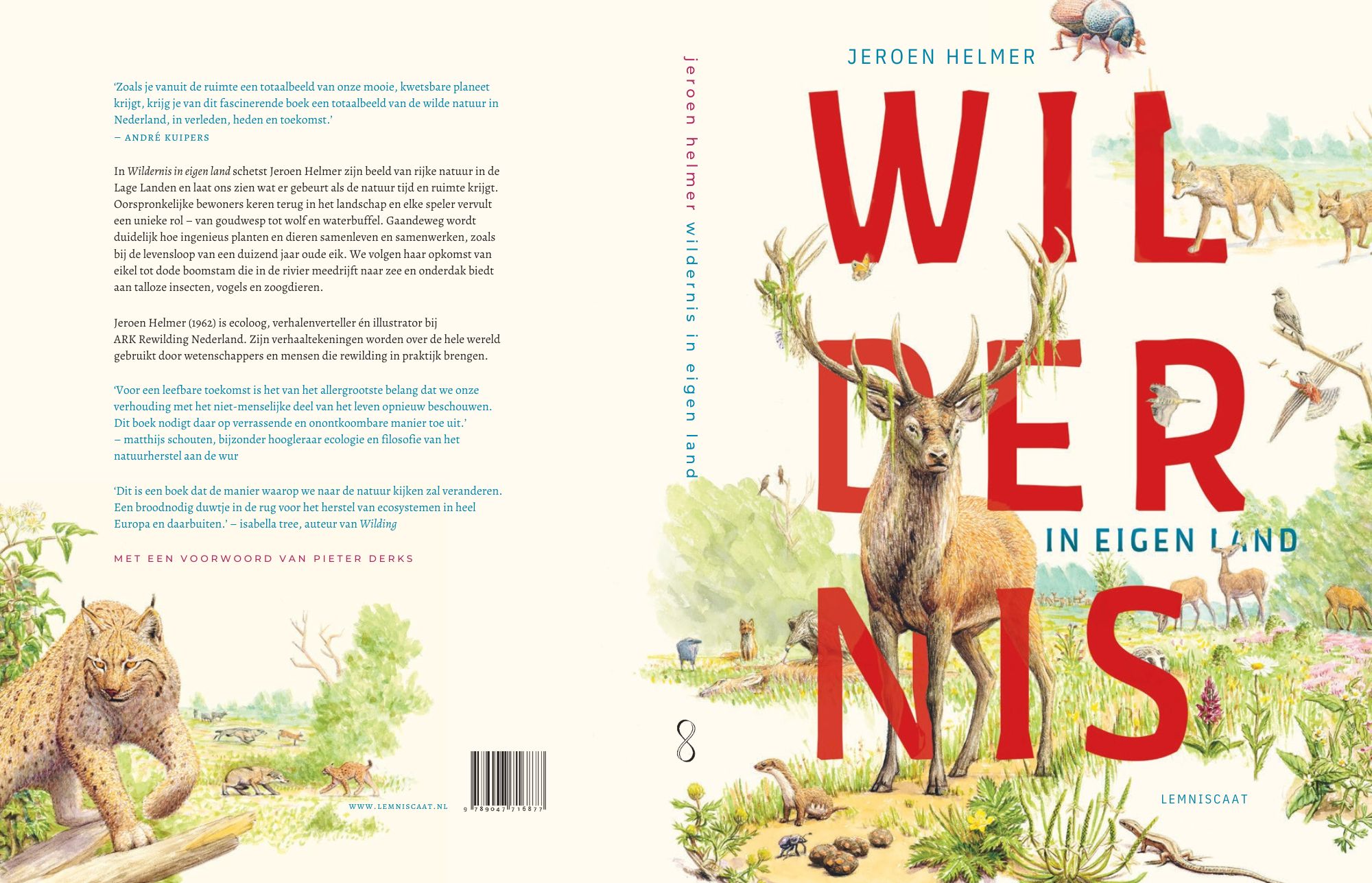 Boekomslag Wildernis in eigen land
