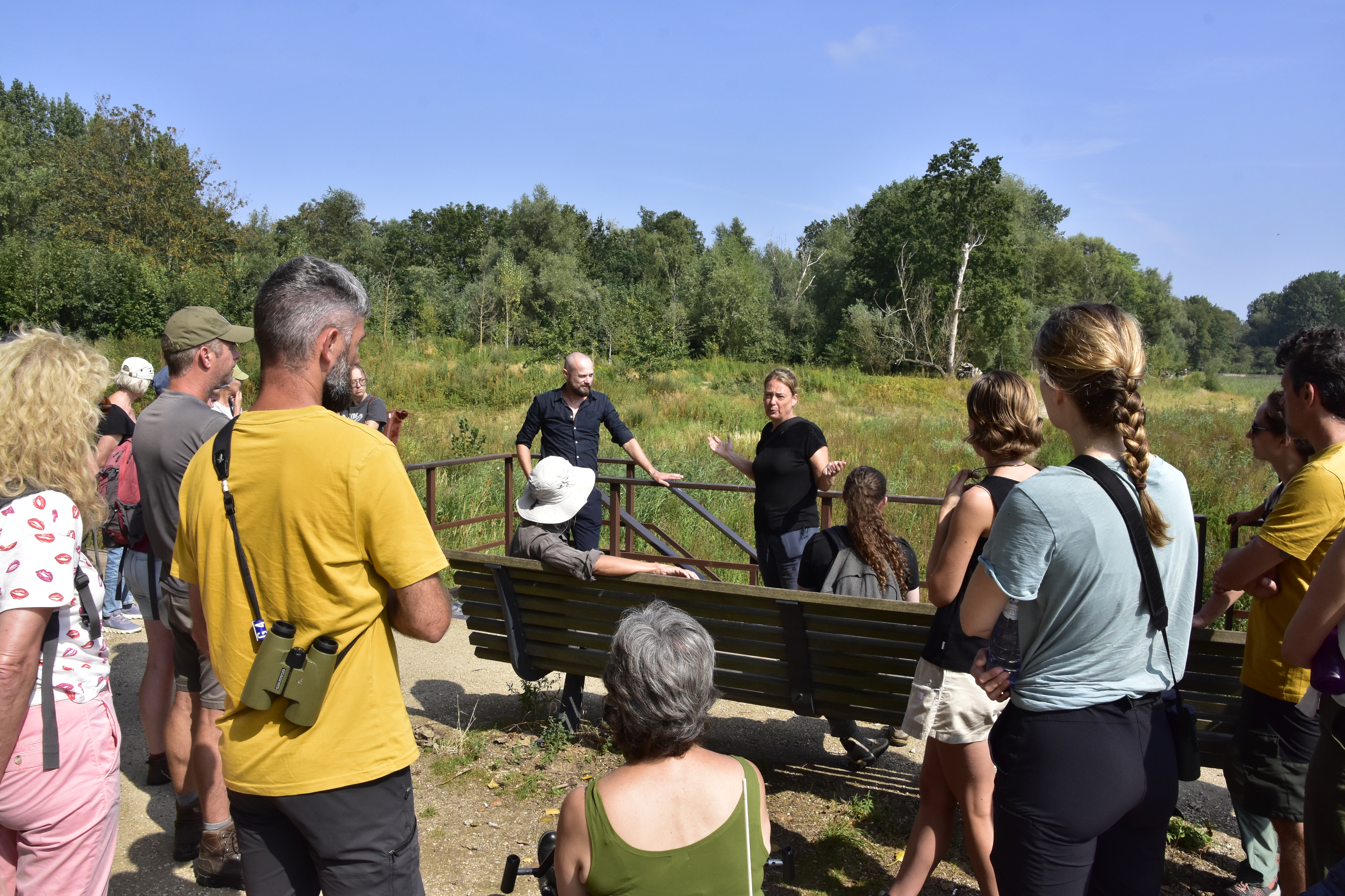 Uitleg over de natuurlijke ontwikkeling van Eiland van Brienenoord