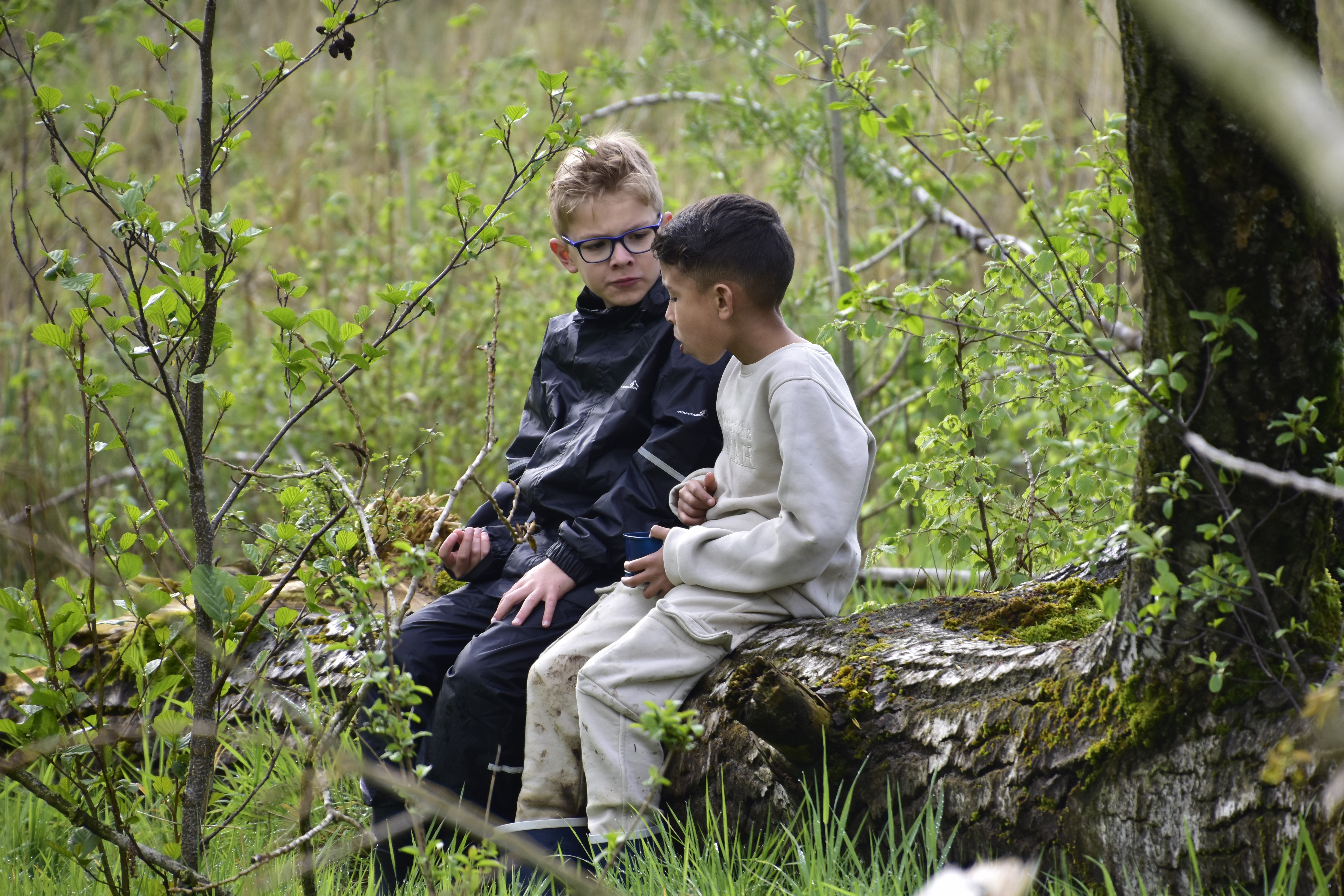 Een momentje rust in de natuur