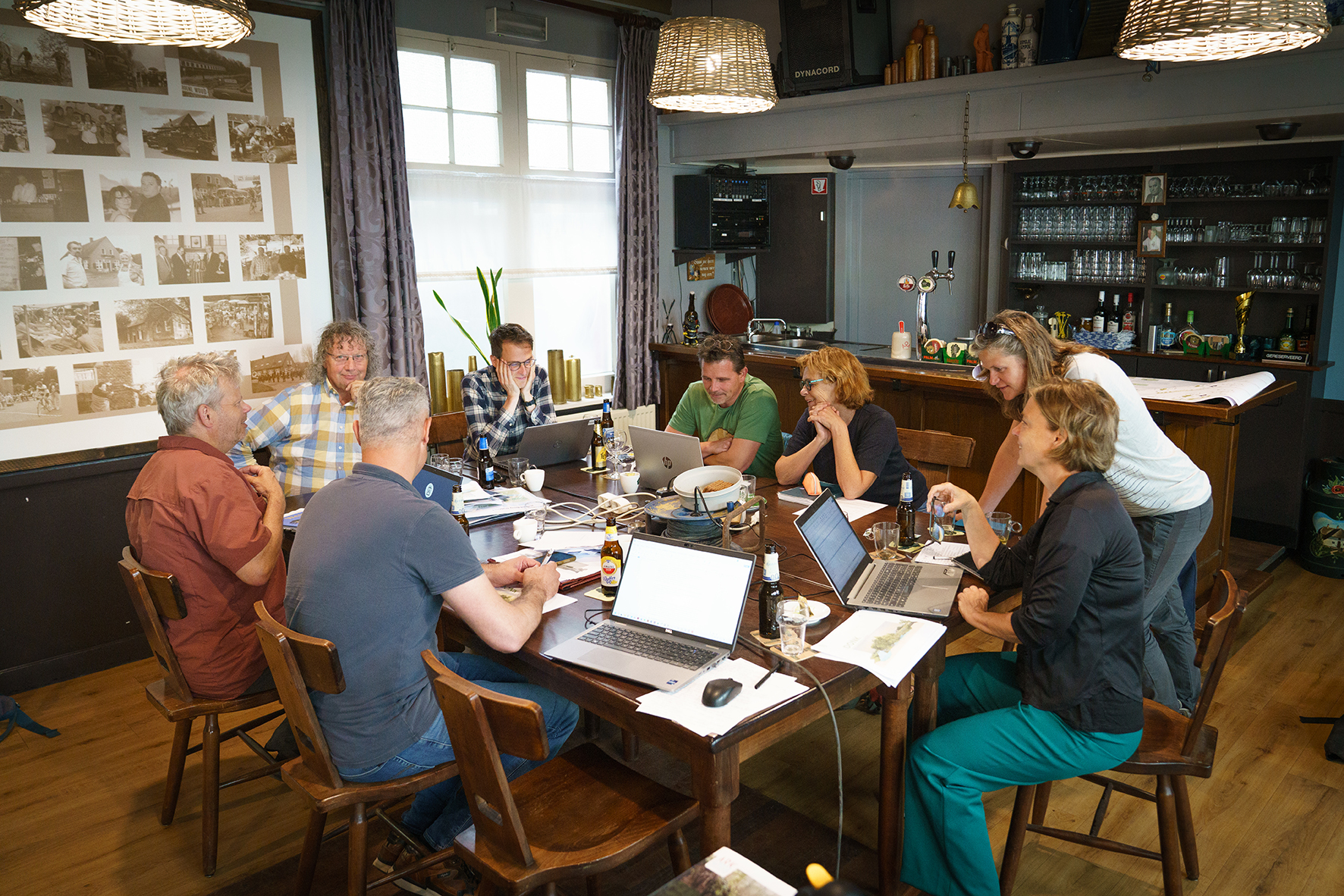 Jury ontwerpwedstrijd Ruimel in beraad