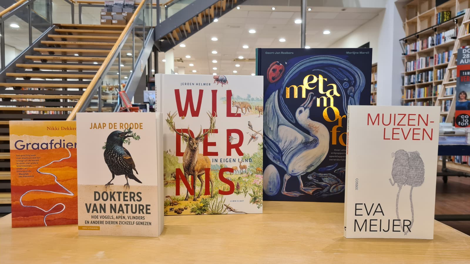 Shortlist Natuurboekenprijs 2025 met Wildernis in Eigen Land