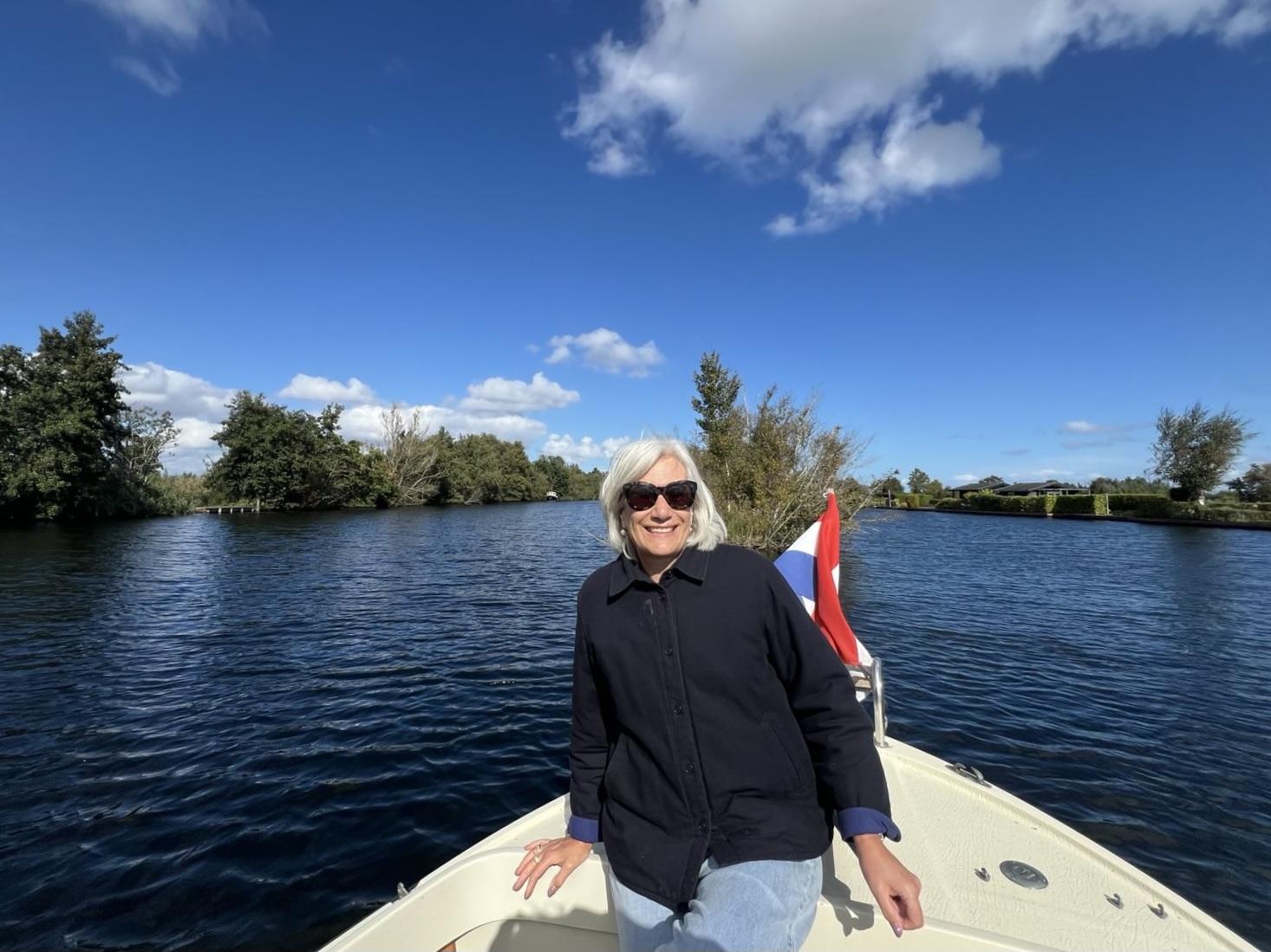 Joanne Kellerman op de Vinkeveense Plassen