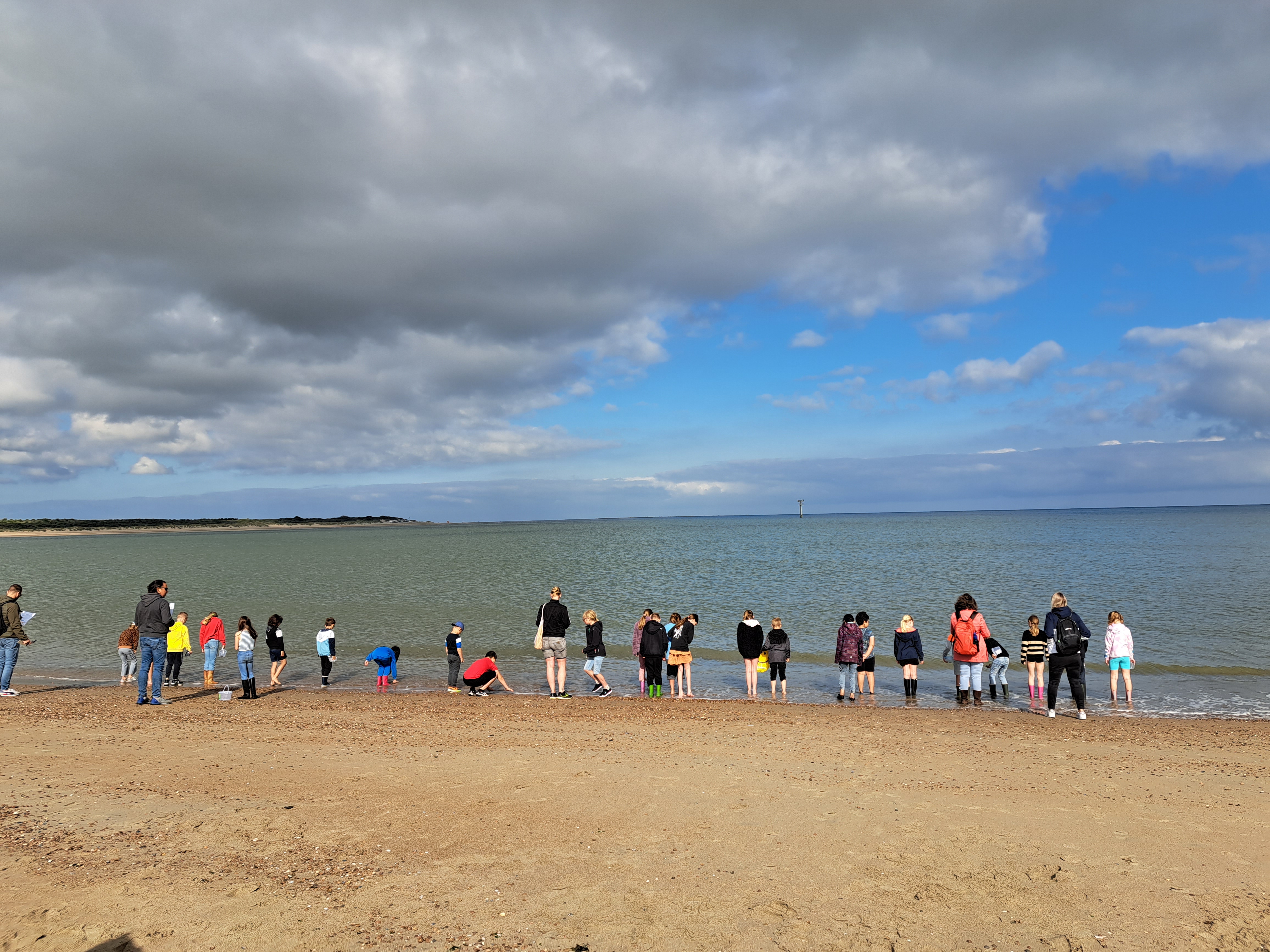 Foto: Digna Wielard, veldles in Zeeland. De zee begroeten.