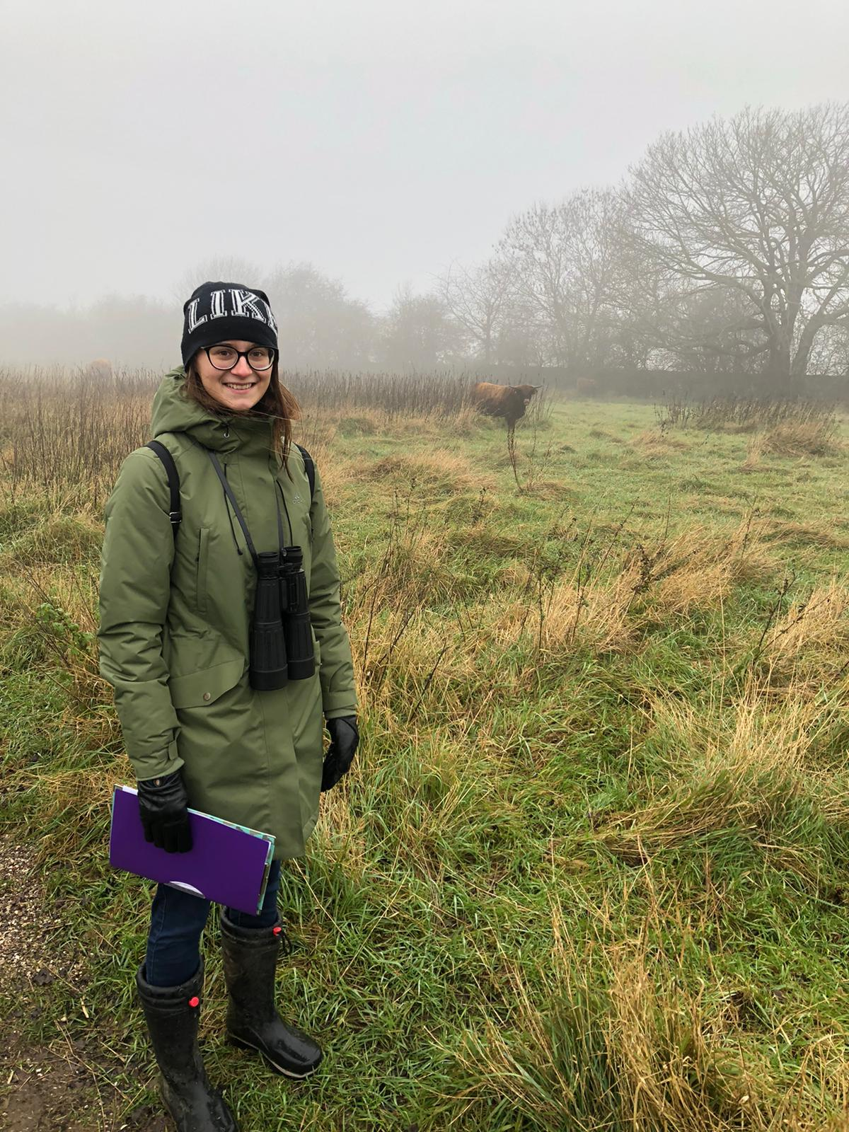 Frederieke heeft voor haar onderzoek heel wat uren tussen de Schotse Hooglanders doorgebracht.
