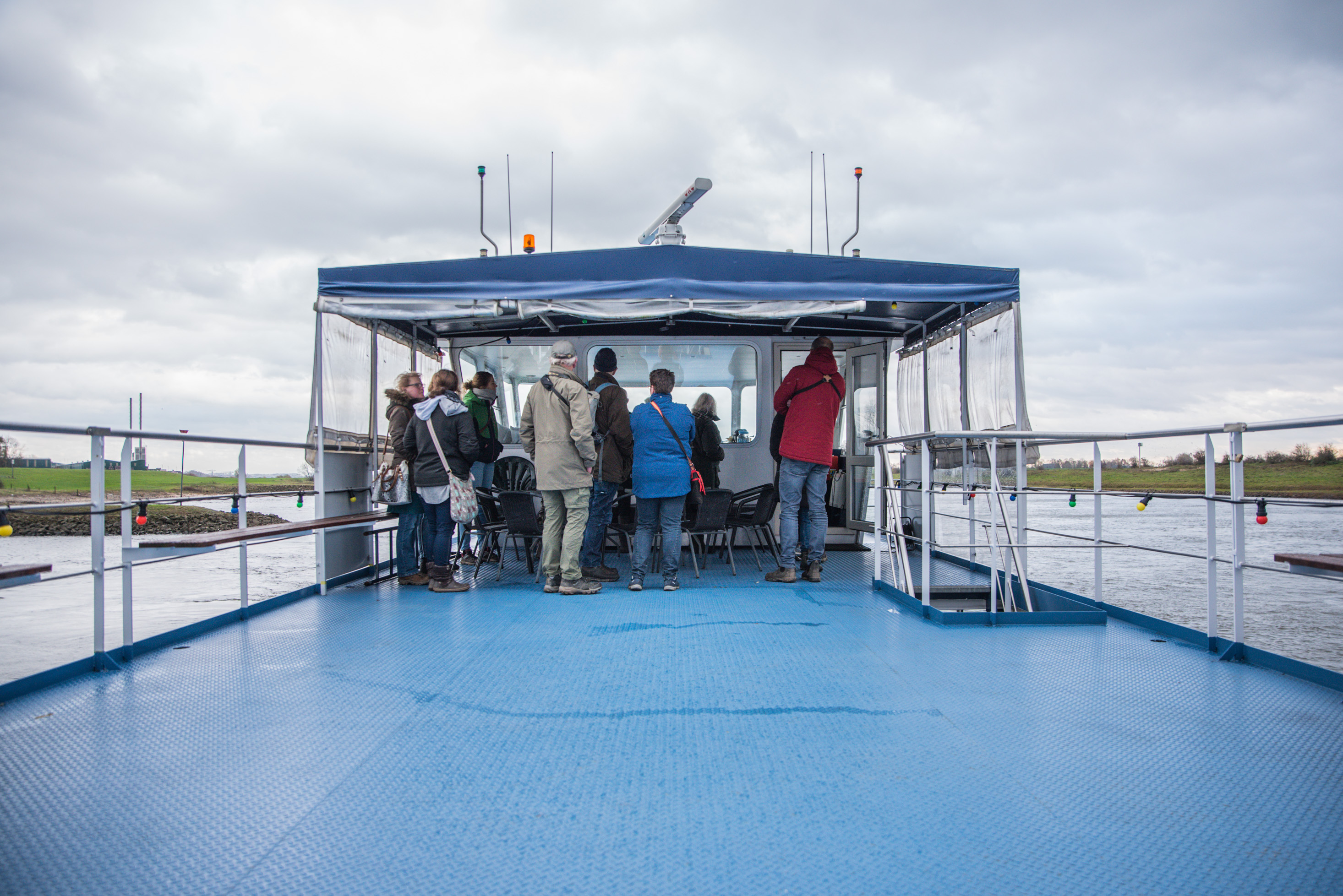 Gastheer van het Landschap, excursie op de Waal, foto: IVN Gelderland