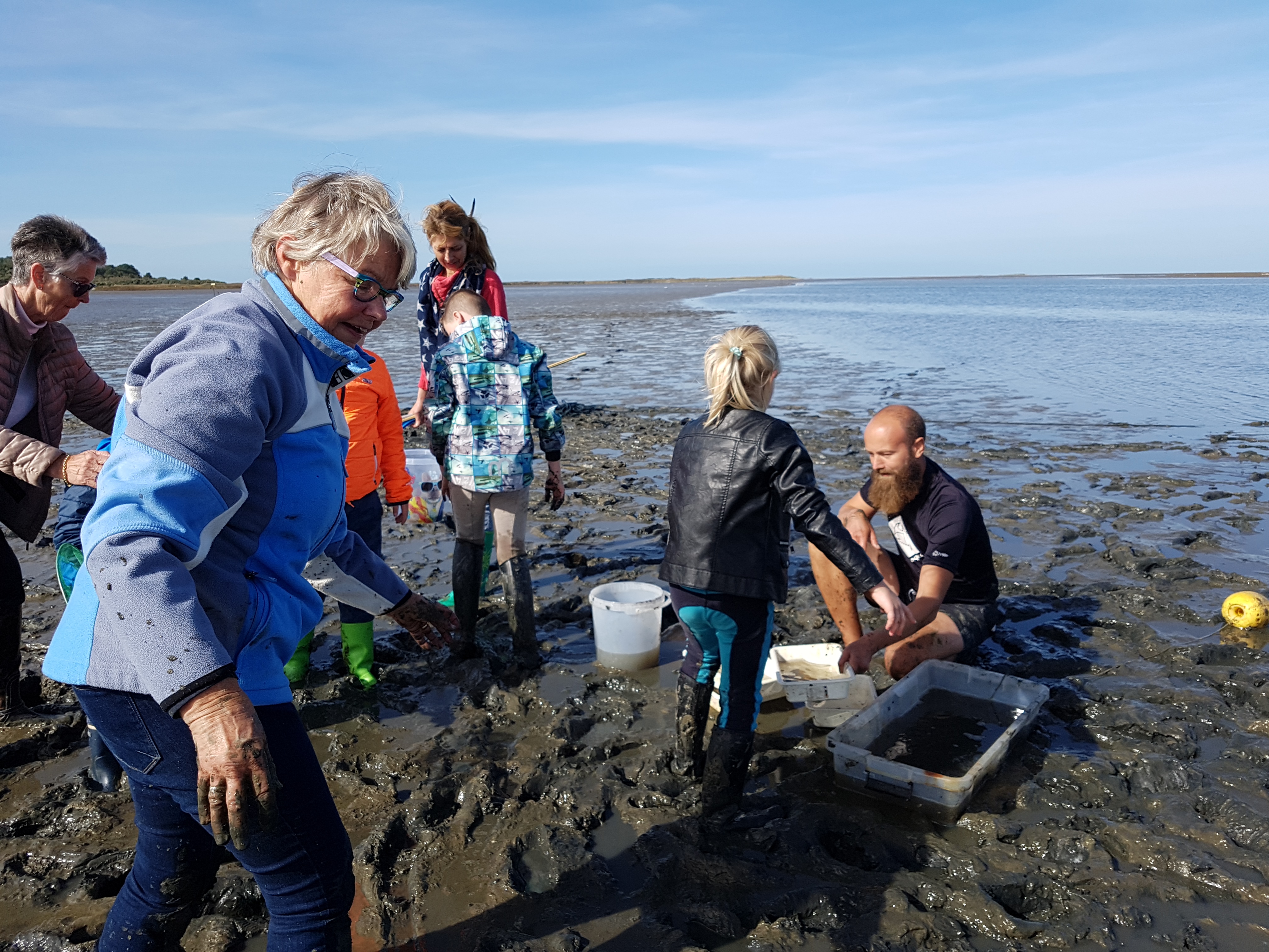 Korexcursie aan het Haringvliet tijdens Brakke Zaterdag
