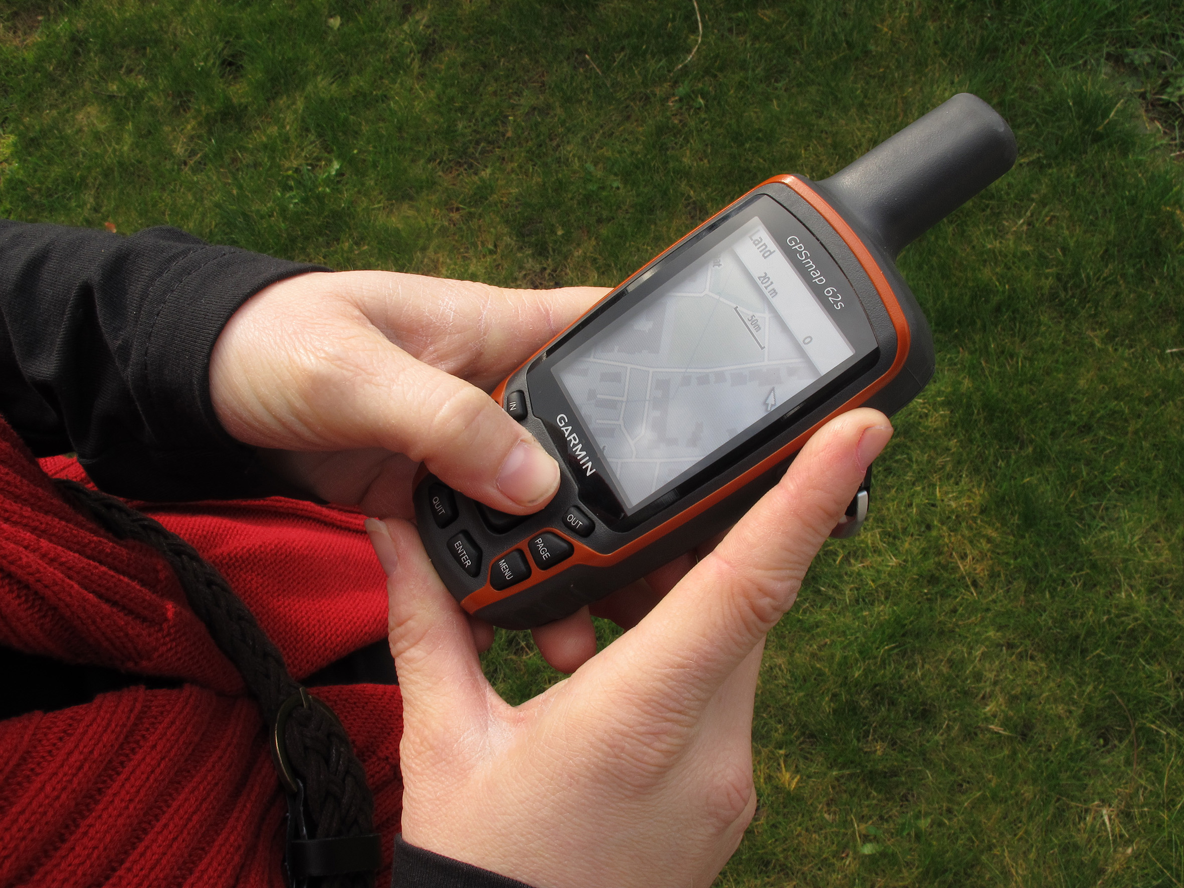 Geocaching met behulp van gps