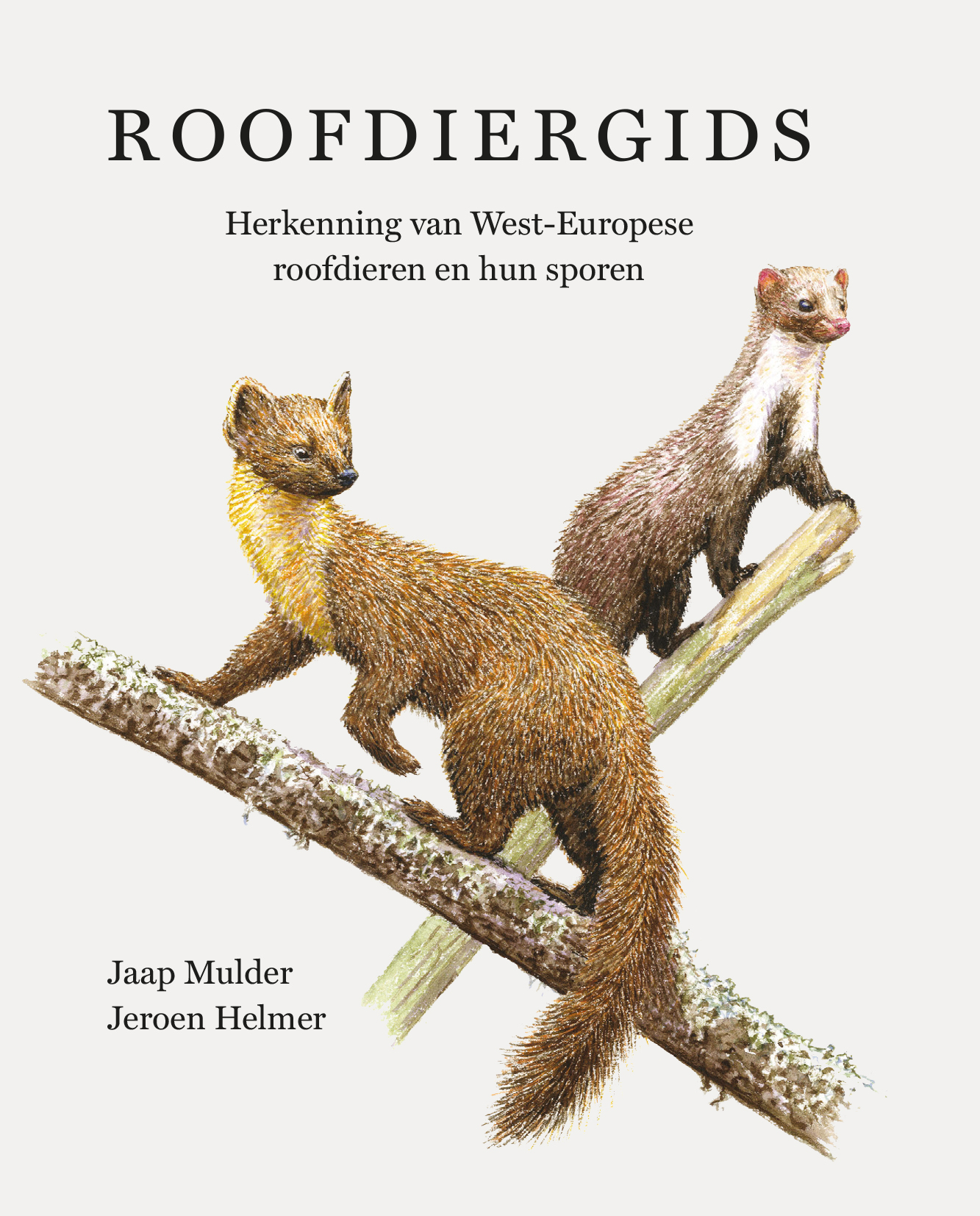 Voorkant van de vernieuwde en uitgebreide editie van de Roofdiergids 2021