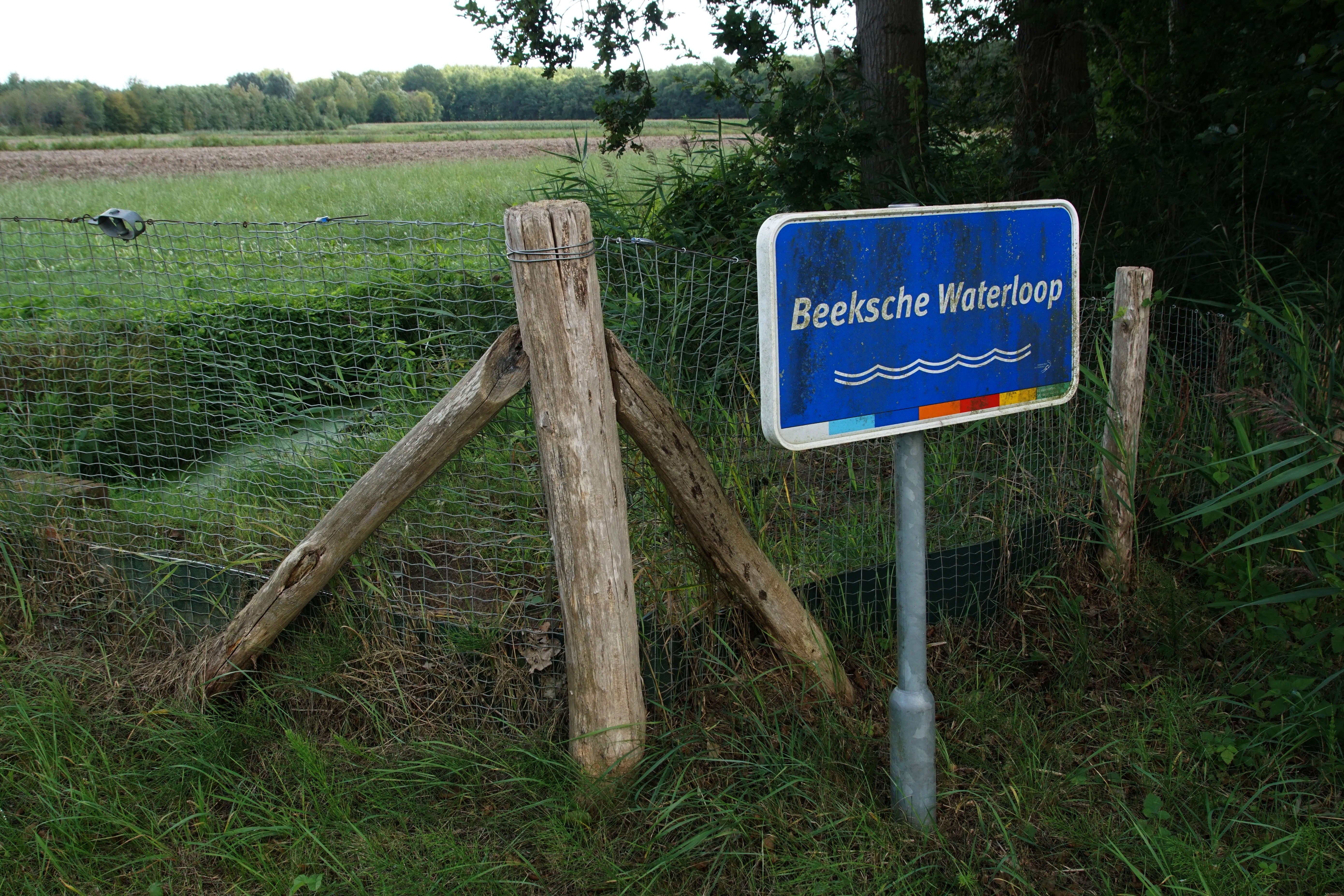 Het perceel Hooge Beek ligt aan de Beeksche Waterloop (Foto Bert Vervoort)