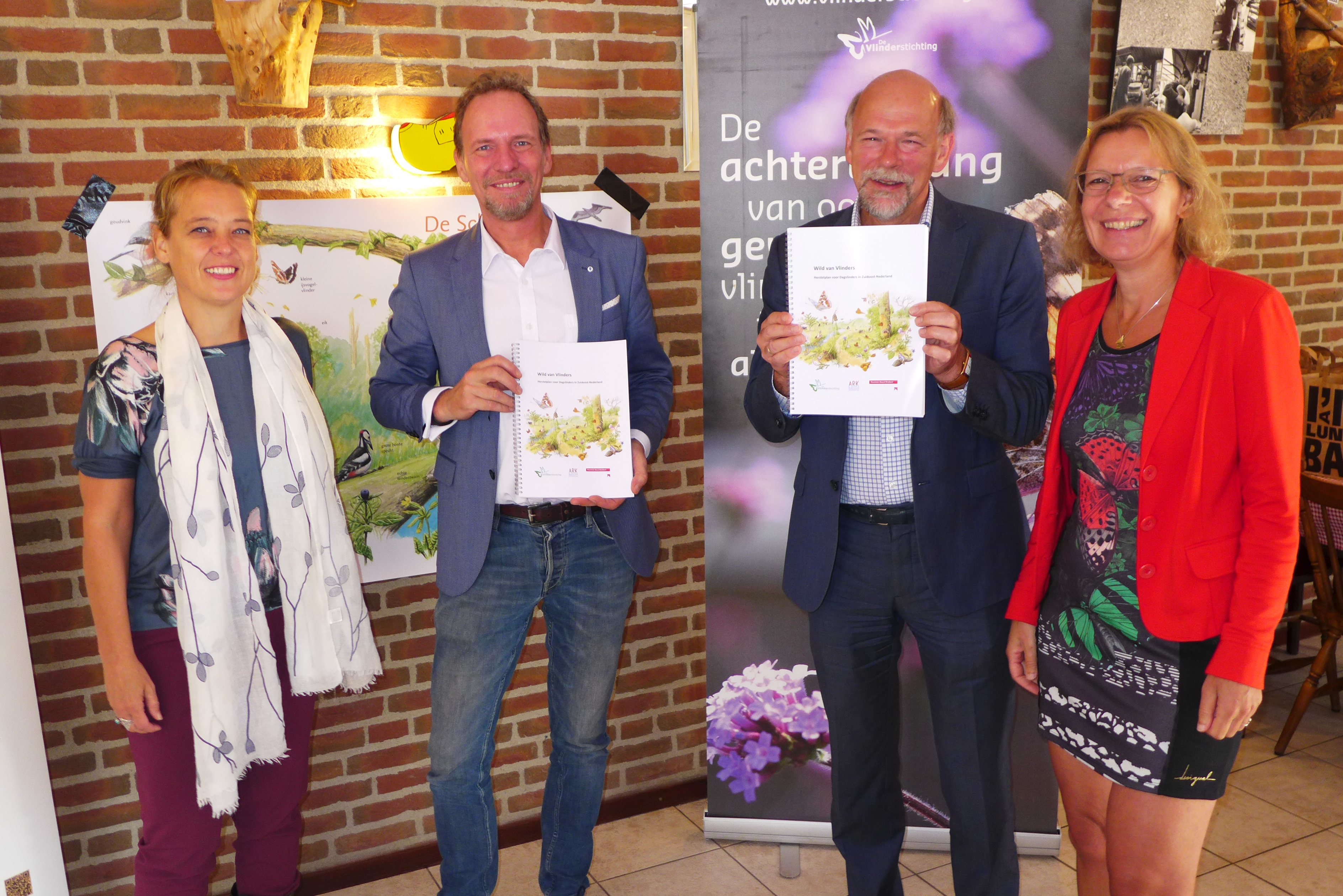 Presentatie van vlinder-herstelplan