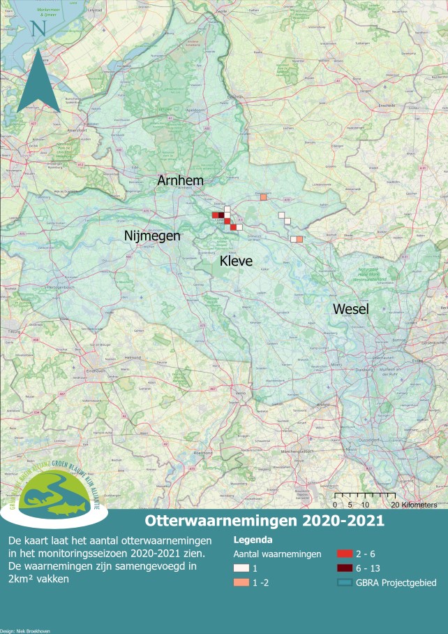 Waarnemingenkaart door Niek Broekhoven