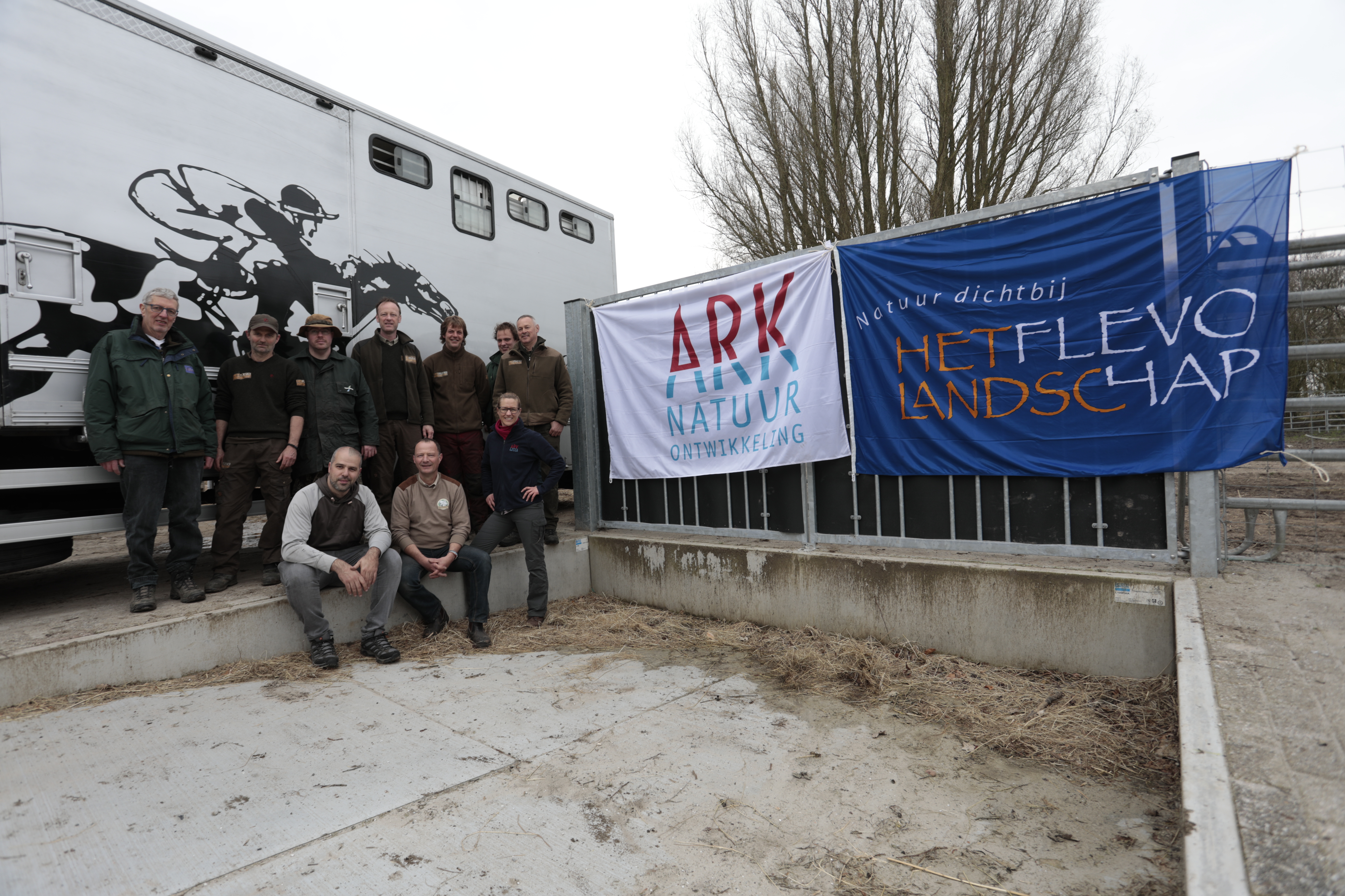 Medewerkers ARK en Flevo-landschap. Foto: Ruud Maaskant