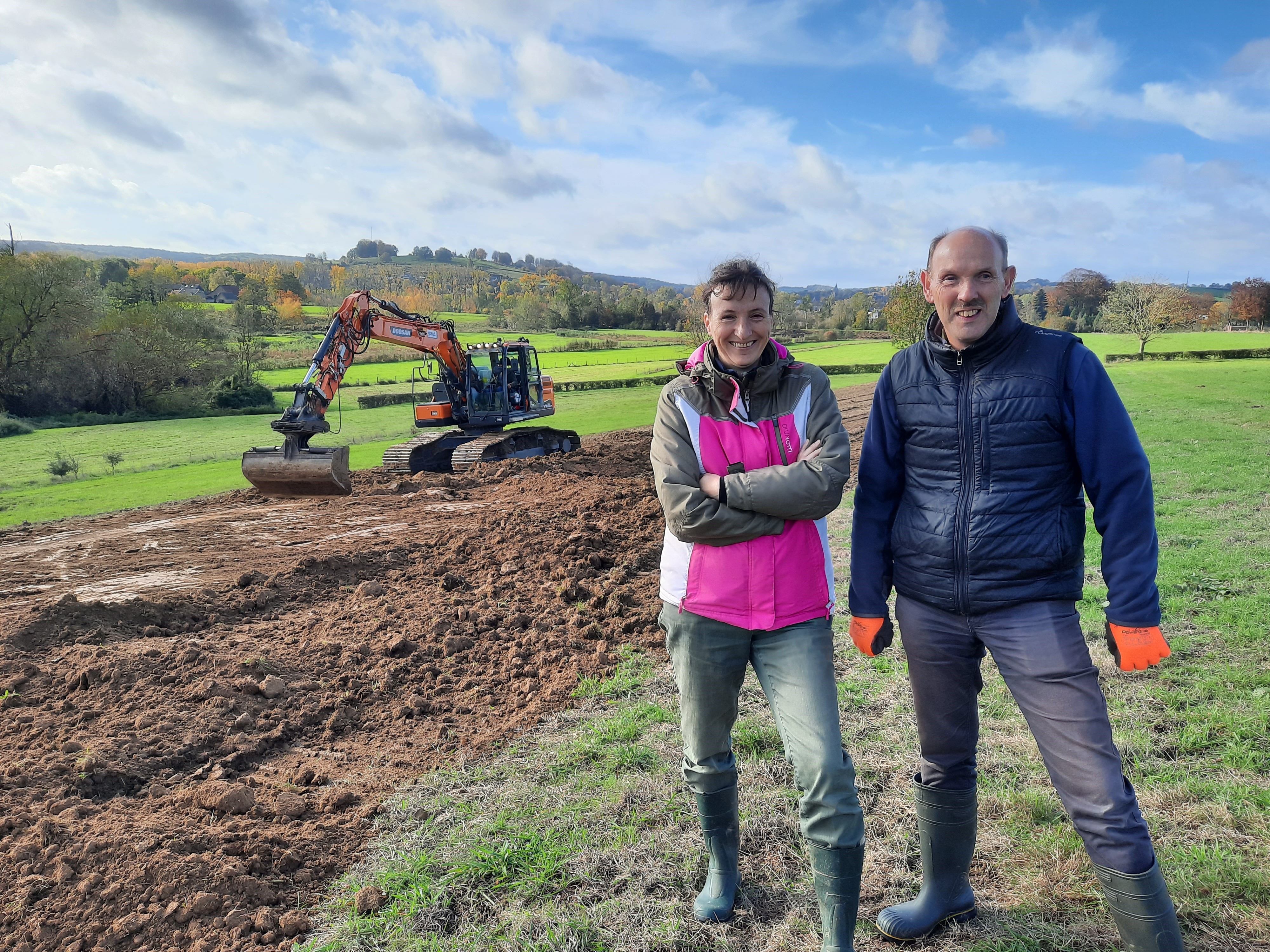Nieuwe graft in de maak (Foto: Hettie Meertens/ARK)