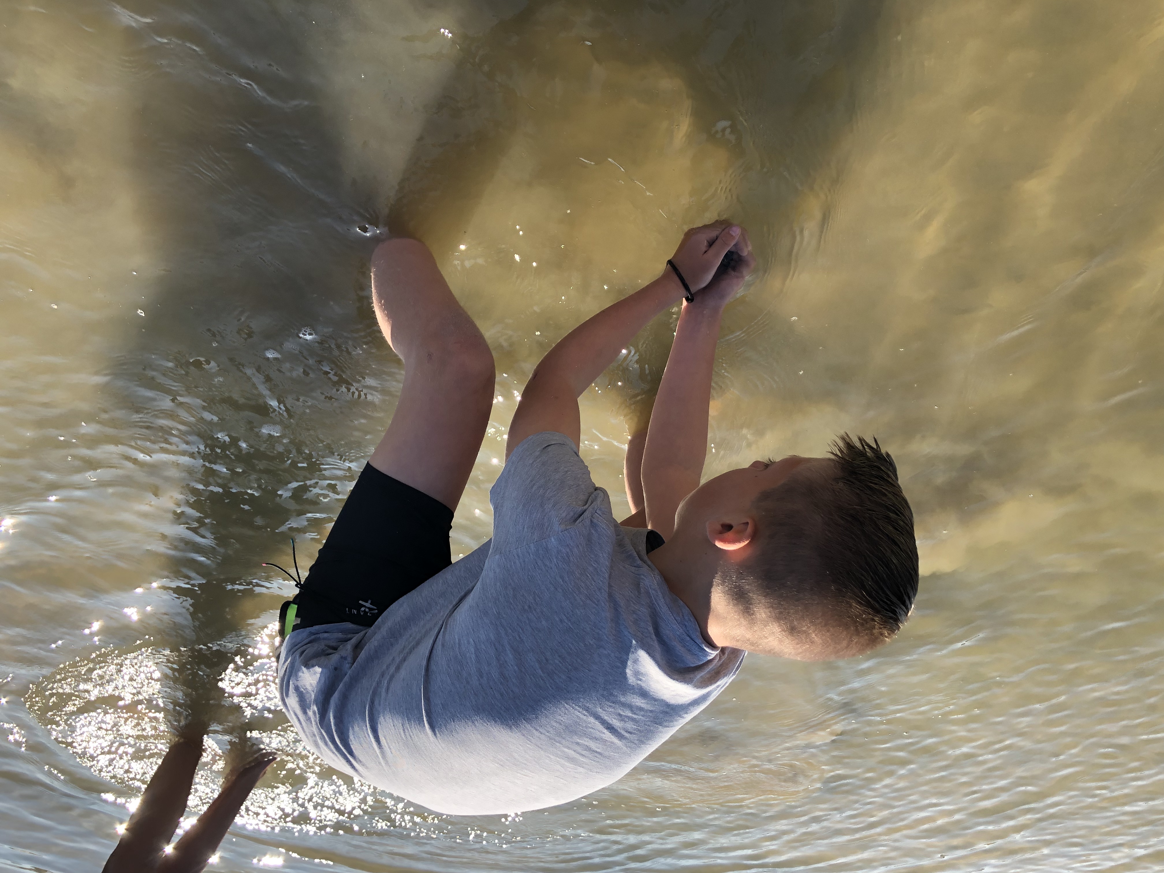 Zelf ontdekken tijdens een zeeles bij de Noordzee. Foto: Basisschool Zeehonk