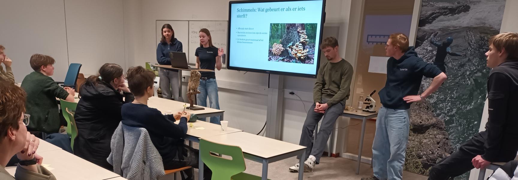 Symposium over rewilding voor medestudenten
