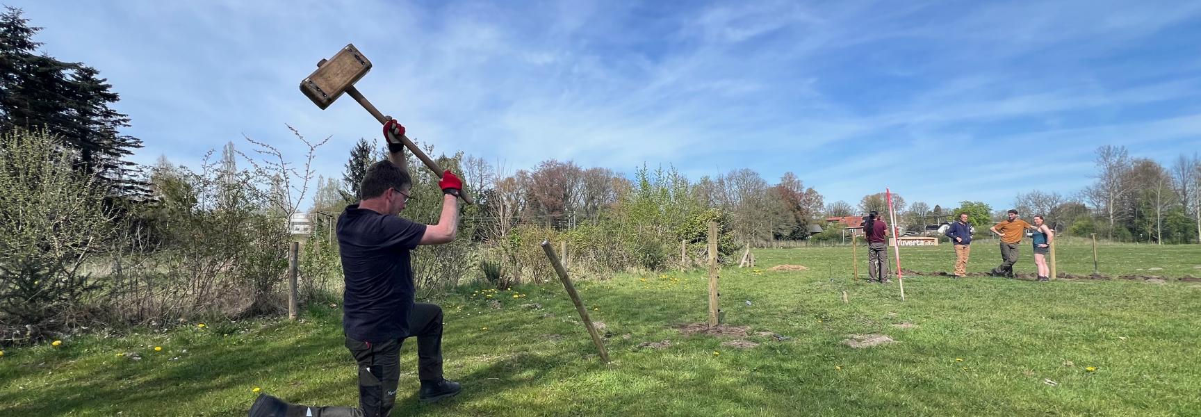 Plaatsen veebeschermend raster 