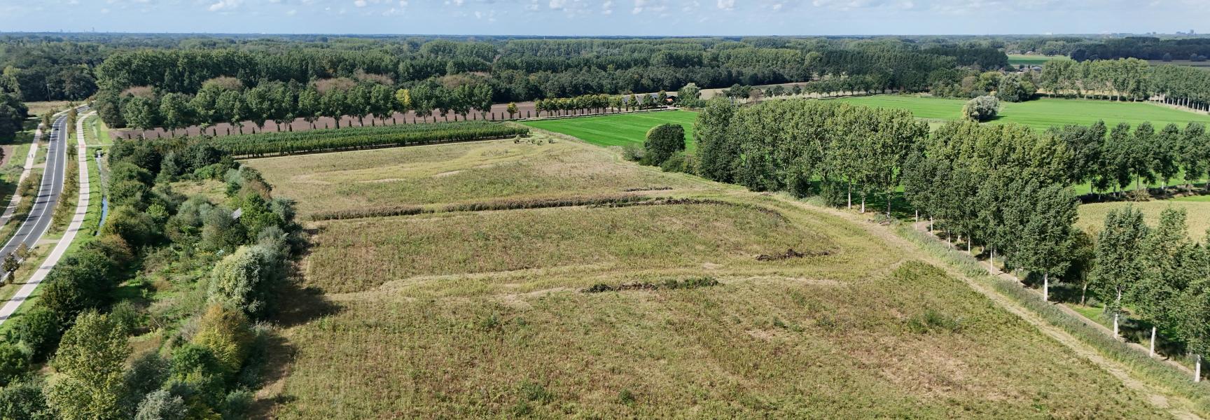 Luchtfoto van een door ARK verkocht perceel