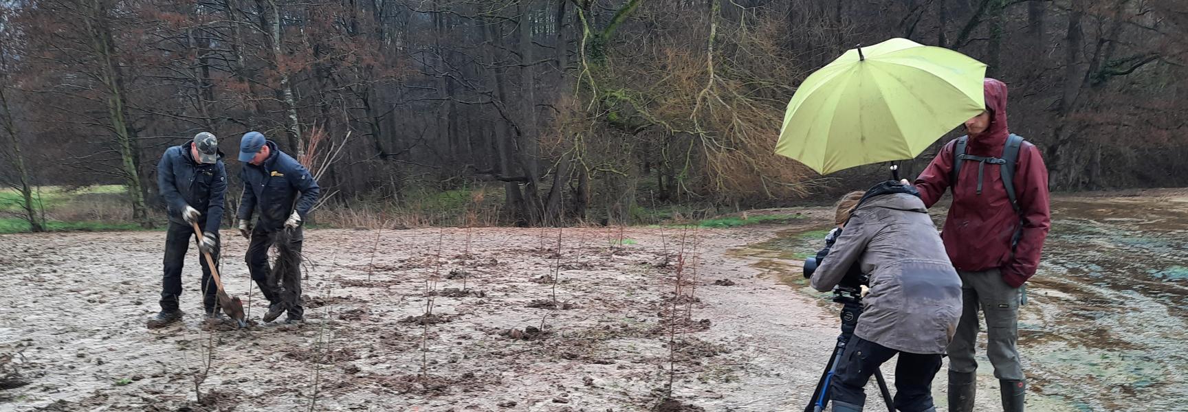 Rombus Natuurfilms in actie in het Geuldal