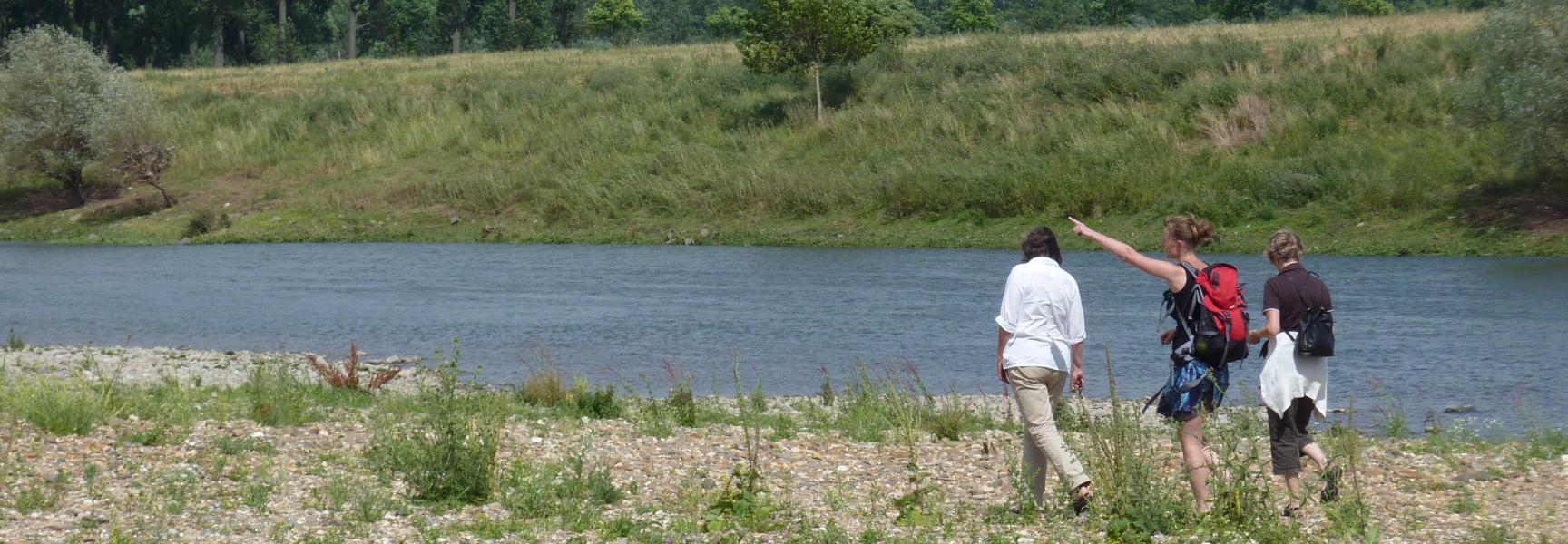 Wandelaars Grensmaas