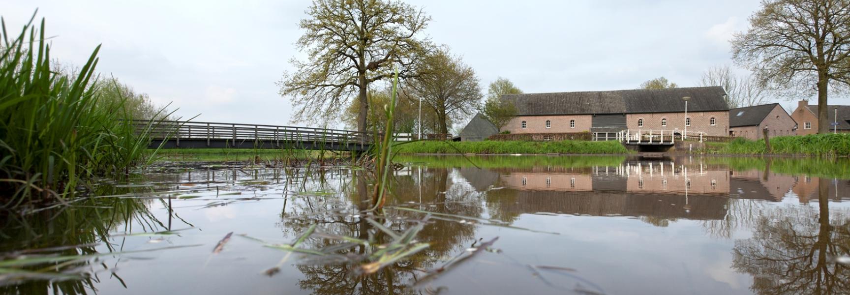 Uitzicht op de Spoordonkse Watermolen. Foto: Kees Beekmans
