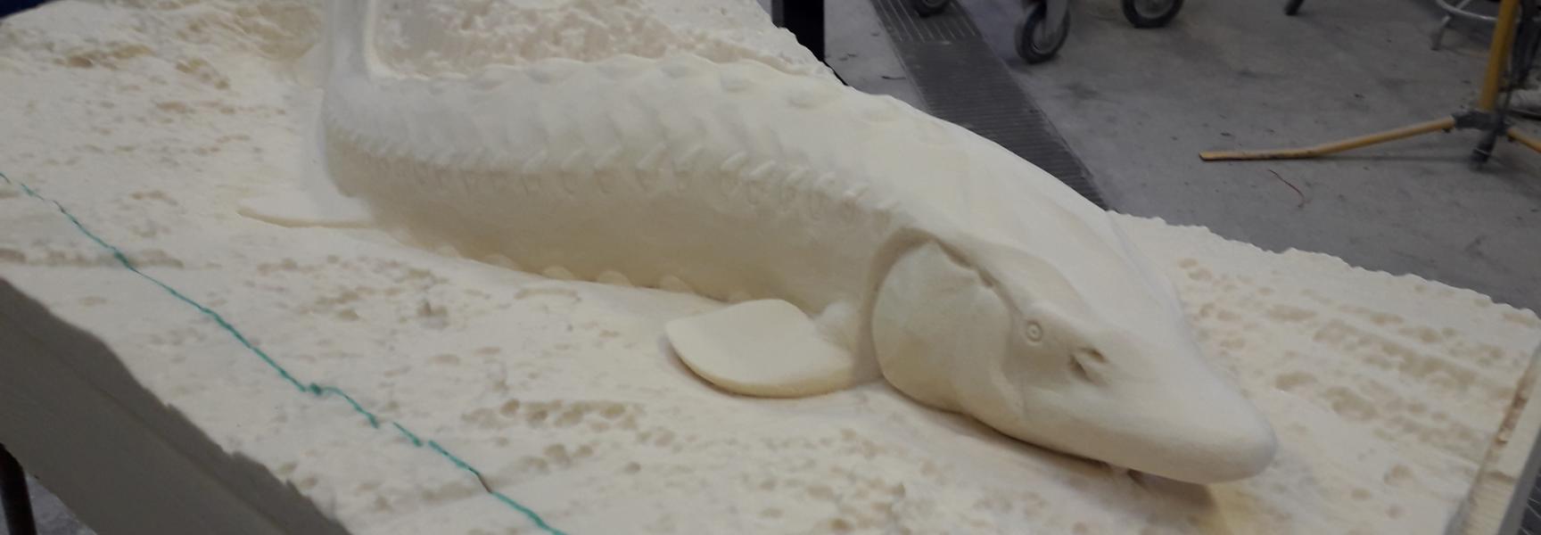 Model van steurenmonument