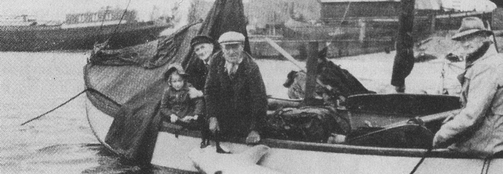 Laatste steur te Hardinxveld in de Nieuwe Merwede