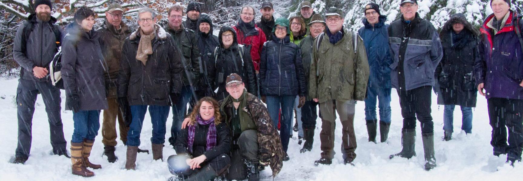 Vrijwilligers Wisent op de Veluwe, foto: Sabine Wolters