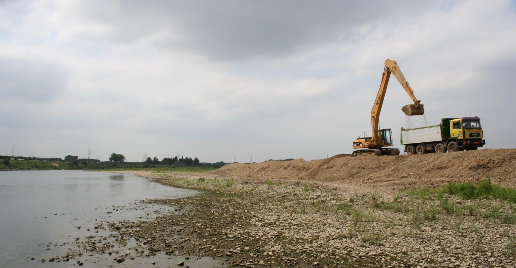 Grensmaas Meers Grindwinning