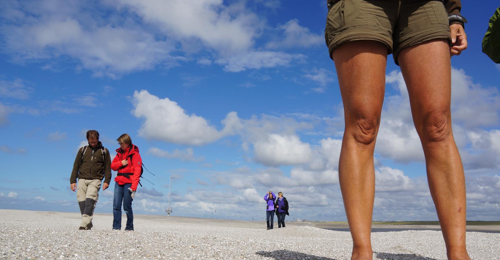 Wandelen op zandmotor