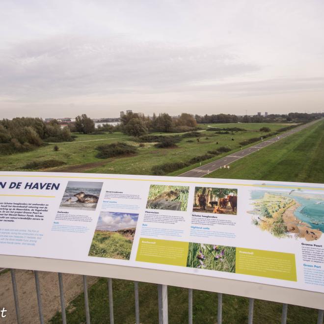 Uitkijktoren Landtong Rozenburg, foto Wim van Vliet