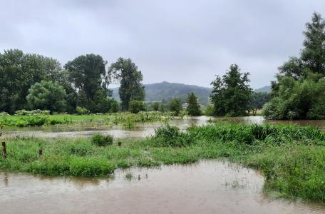 Hoogwater in het Geuldal in 2021
