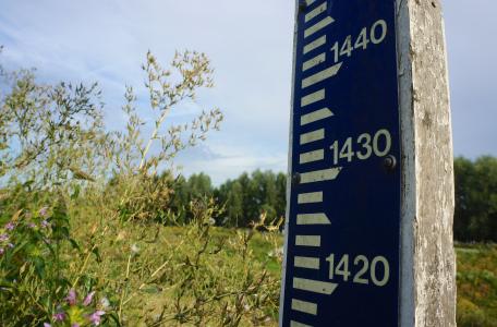 Peilschaal Beuningse Uiterwaarden 