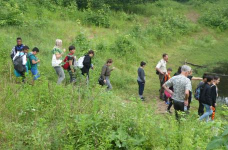 Viering 25 jaar ARK veldlessen op Eiland van Brienenoord