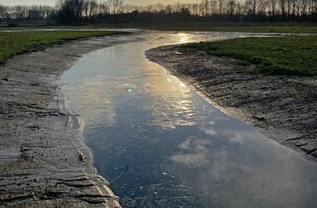 Slenk in de Leemskuilen in Het Groene Woud.