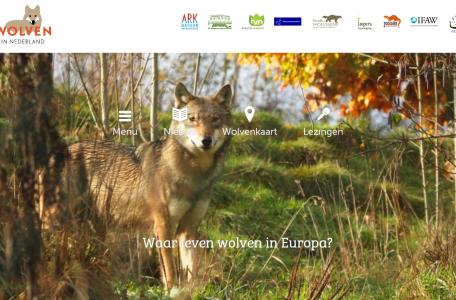 Website Wolven in Nederland