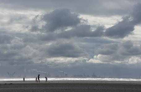Wandelen op zandmotor