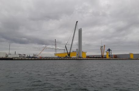 Kade in de Margriethaven